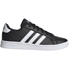 Adidas Grand Court K børnesko sort og hvid EF0102