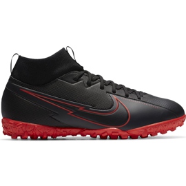 Nike Mercurial Superfly 7 Academy Tf Junior AT8143 060 fodboldsko sort sort