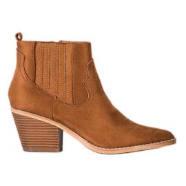 SHELOVET Cowgirls In Spitz brun