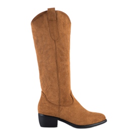 Small Swan Casual cowboy støvler brun