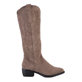 Small Swan Casual cowboy støvler beige