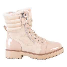 SHELOVET Stilfulde fangere med opvarmning beige