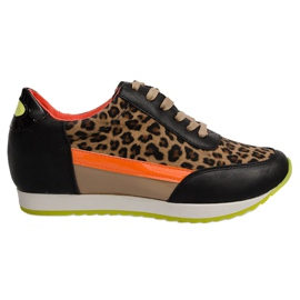 Sneakers Sport Sneakers E387 Brun flerfarvet