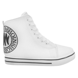 Moderigtige sneakers LT1608 Hvid