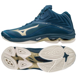 Mizuno Wave Lightning Z6 Mid M V1GA200551 volleyballsko flerfarvet, blå blå