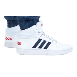 Adidas Hoop 2.0 Mid M FW4478 sko hvid marine blå