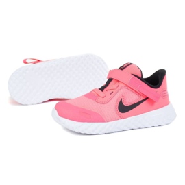 Nike Revolution 5 Flyease K CQ4651-600 marine blå lyserød