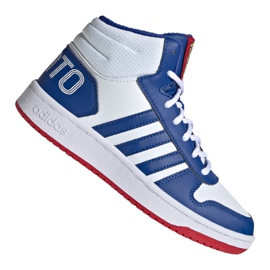 Adidas Hoops Mid 2.0 Jr FW3167 sko hvid blå