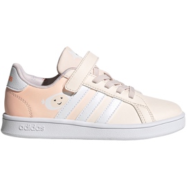 Adidas Grand Court C børnesko pink FW4937 lyserød