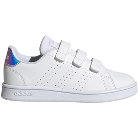 Adidas Advantage C hvide børnesko FY4625
