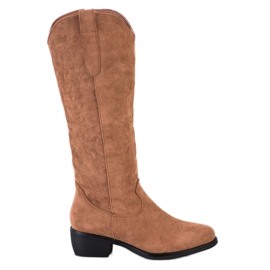 Bestelle Casual cowboy støvler beige