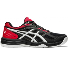 Asics Upcourt 4 sort-rød 1071A053 002 mænds volleyballsko flerfarvet