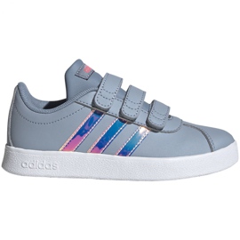 Adidas Vl Court 2.0 Cmf Jr FW4958 sko grå