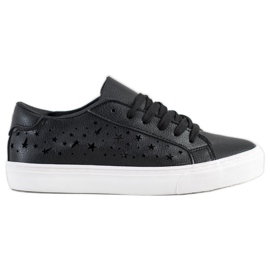 J. Star Lav sneakers med stjerner sort