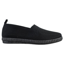 Via Giulia  Openwork Slip On Sneakers sort