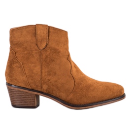 Cm Paris Klassiske cowboystøvler brun