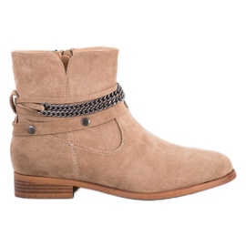 Cm Paris Cowgirls med en dekorativ kæde beige
