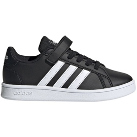 Sko adidas Grand Court C Jr EF0108 hvid sort