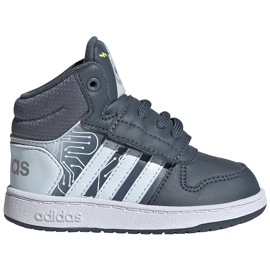 Adidas Hoops Mid 2.0 I grå FW4925 børnesko