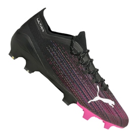 Fodboldstøvler Puma Ultra 1.1 Fg M 106044-03 sort, sort, pink sort
