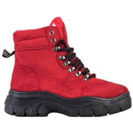 SHELOVET Red Fashion Trappers rød