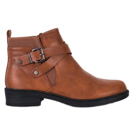 Top Shoes Klassiske brune støvler