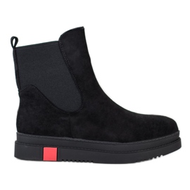 Gogo Slip-on støvler på platformen sort