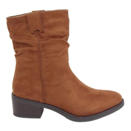 Camel 3345 Camel lavhælede støvler brun