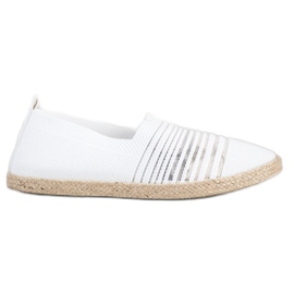 MCKEYLOR Slipony Espadrilles hvid