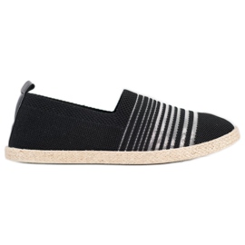 MCKEYLOR Slipony Espadrilles sort