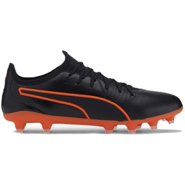 Puma King Pro Fg fodboldsko sort-orange 105608 06 flerfarvet