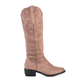 Bestelle Casual cowboy støvler beige