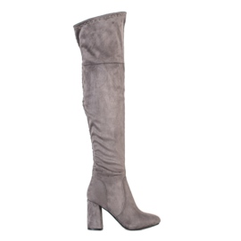 Balada Elegante over knæstøvlerne beige