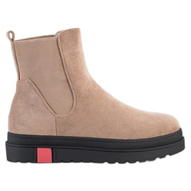 Seastar Støvler på platformen beige