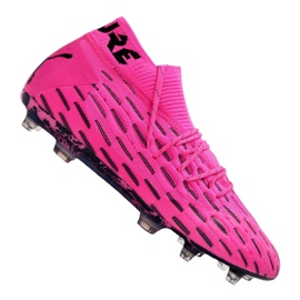 Puma Future 6.1 Netfit Fg / Ag M 106179-03 fodboldstøvler lyserød, sort lyserød