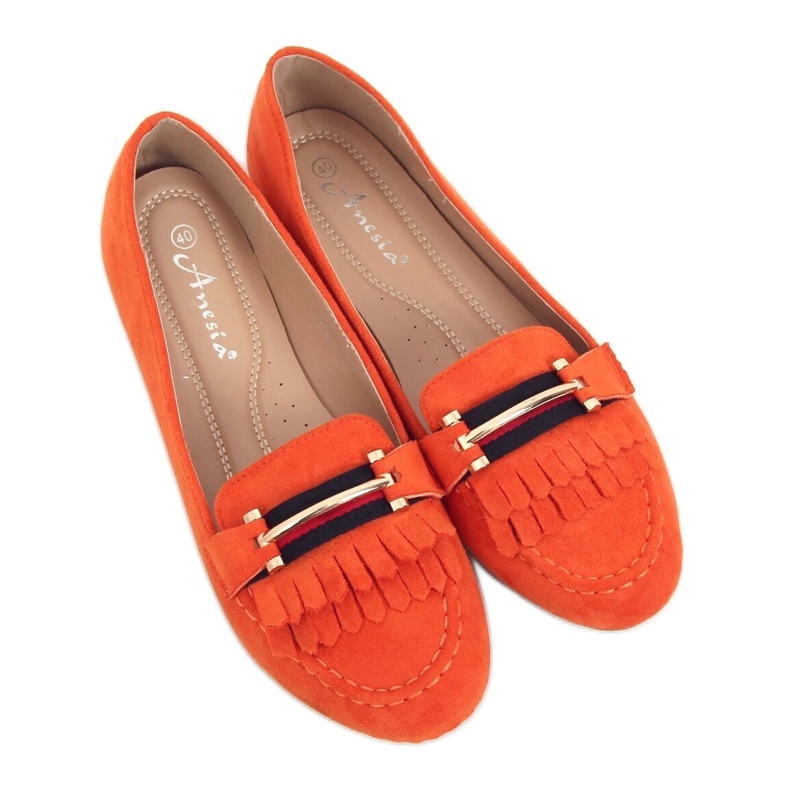 Orange kvinders loafers 88-381 Orange
