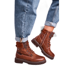 Kvinders Brown Warm Workers Trappers Timber brun
