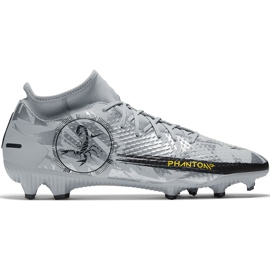 Nike Phantom Gt Scorpion Academy Dynamic Fit FG / MG DA2266 001 fodboldsko sølv / grå sølv