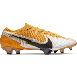 Nike Mercurial Vapor 13 Elite Fg AQ4176 801 fodboldsko gul, sort, hvid gul
