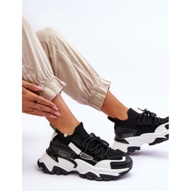 PS1 Slip-on sok sneakers til kvinder, sort Keaton 2