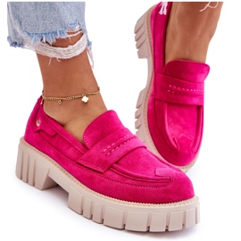 Slip-on sko i ruskind til kvinder Fuchsia Fiorell lyserød 13