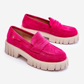 Slip-on sko i ruskind til kvinder Fuchsia Fiorell lyserød 5