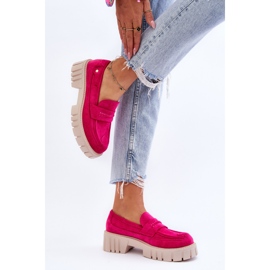Slip-on sko i ruskind til kvinder Fuchsia Fiorell lyserød 8