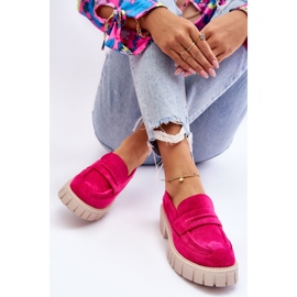 Slip-on sko i ruskind til kvinder Fuchsia Fiorell lyserød 1
