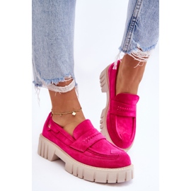 Slip-on sko i ruskind til kvinder Fuchsia Fiorell lyserød 10