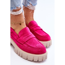 Slip-on sko i ruskind til kvinder Fuchsia Fiorell lyserød 12