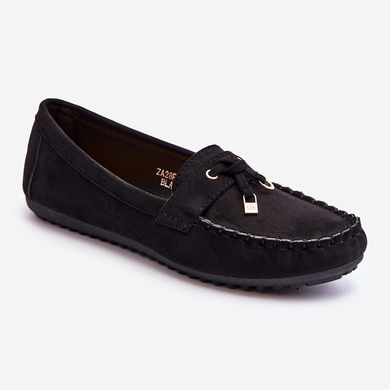PS1 Klassiske sorte ruskind loafers Good Time 1