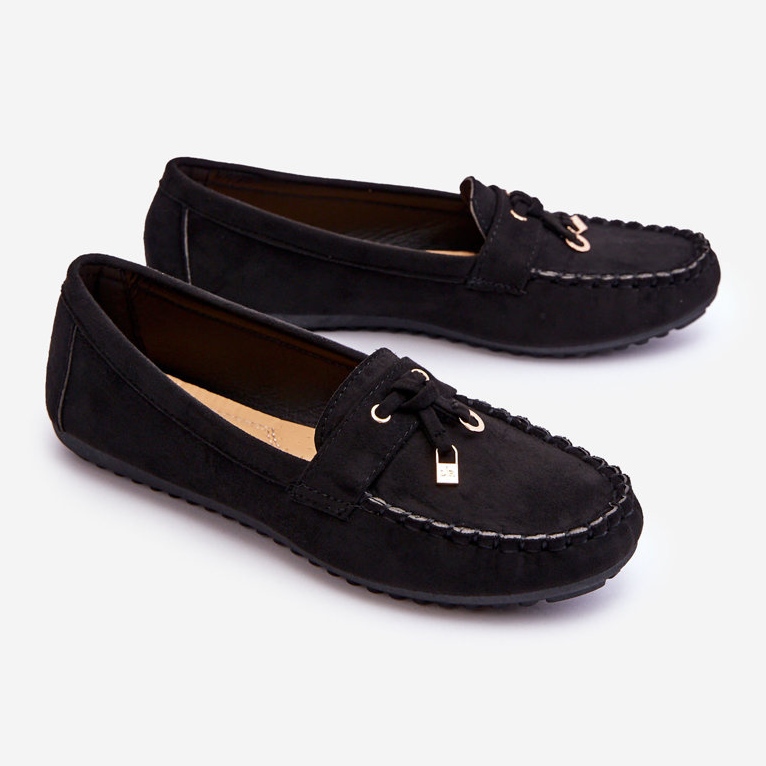 PS1 Klassiske sorte ruskind loafers Good Time 2