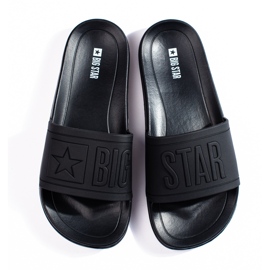 Big Star DD174690 sorte hjemmesko til mænd 2
