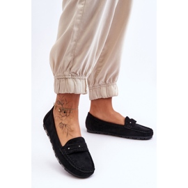 PG1 Dame ruskind Loafers Sort Clorie 1